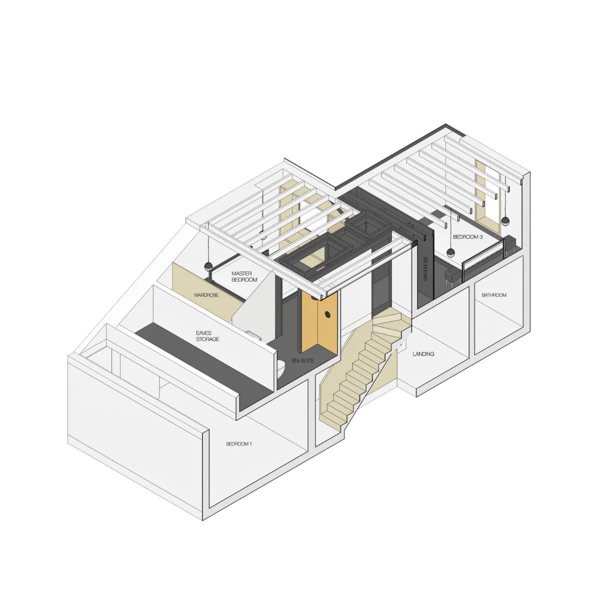 Rees Architects - Leytonstone Loft - Isometric View.jpeg