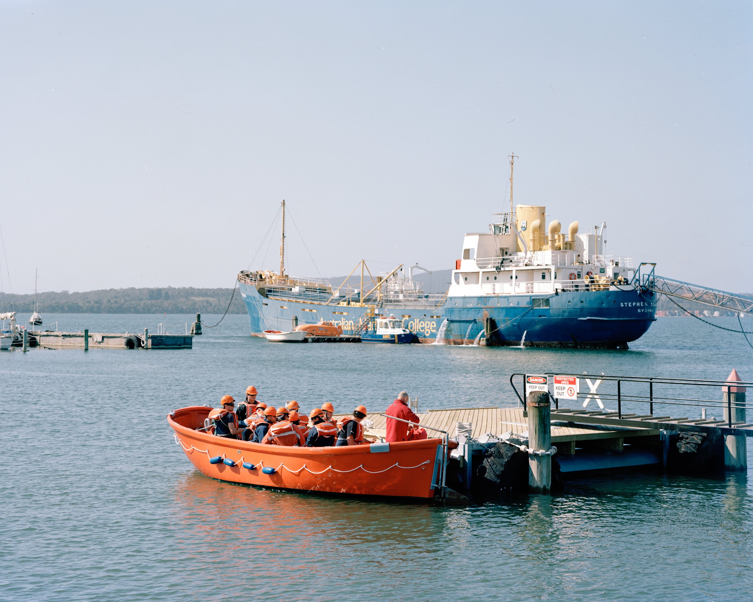 Lifeboat Training, Australian Maritime College, Tasmania, 2010