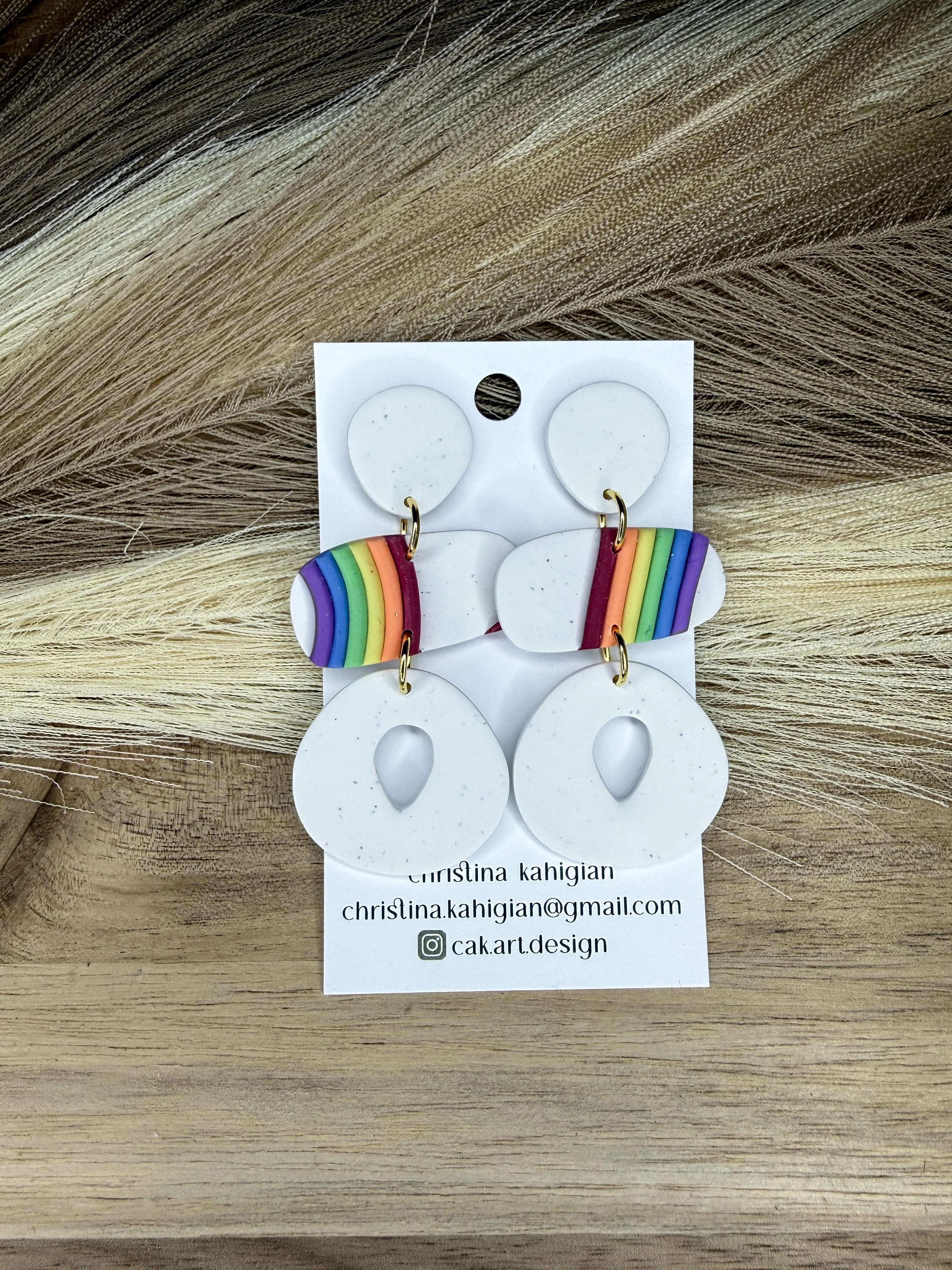 pride rainbows - white