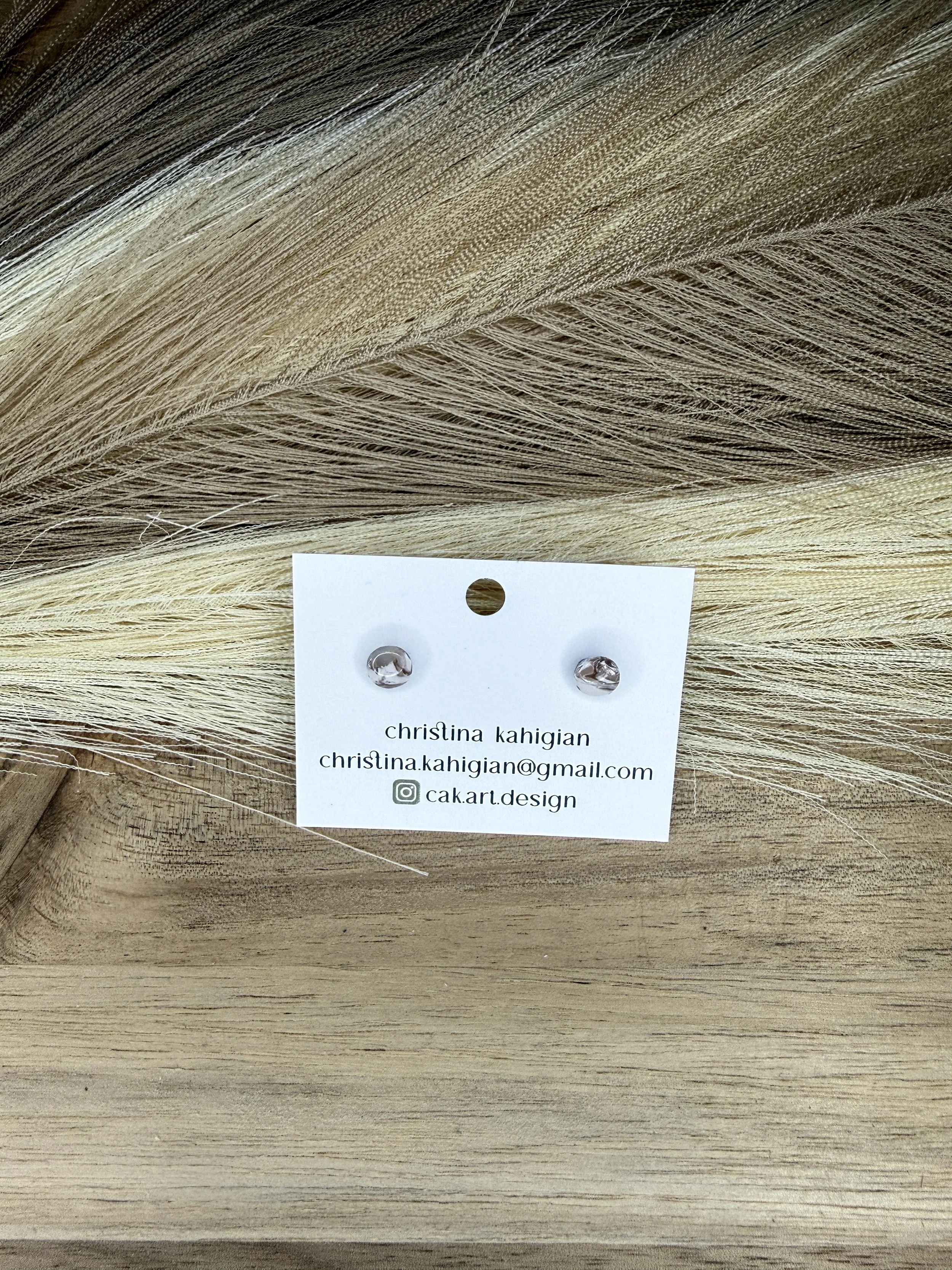 tini brown and white marble