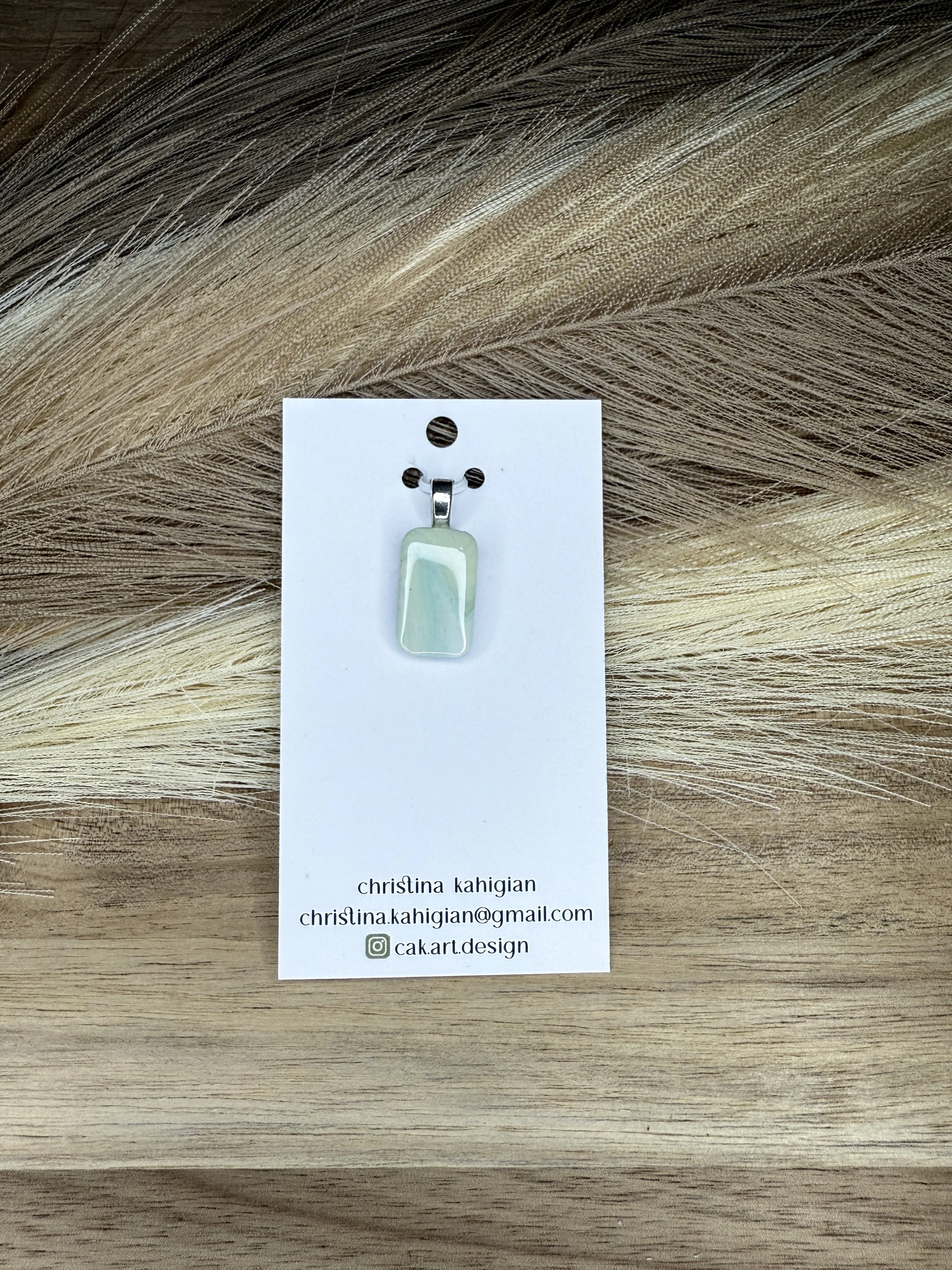blue & green marble | pendant
