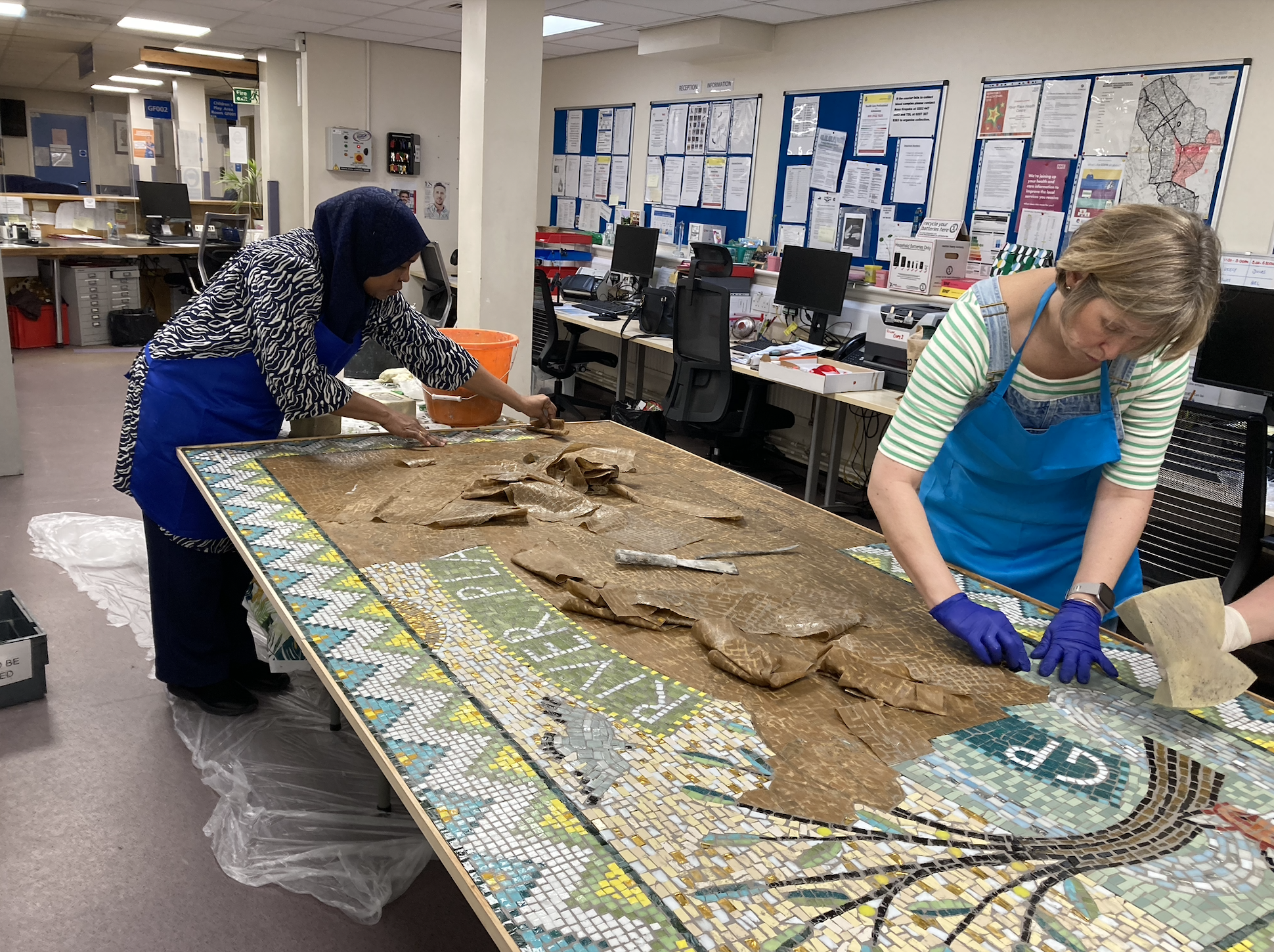 Mosaic making workshop