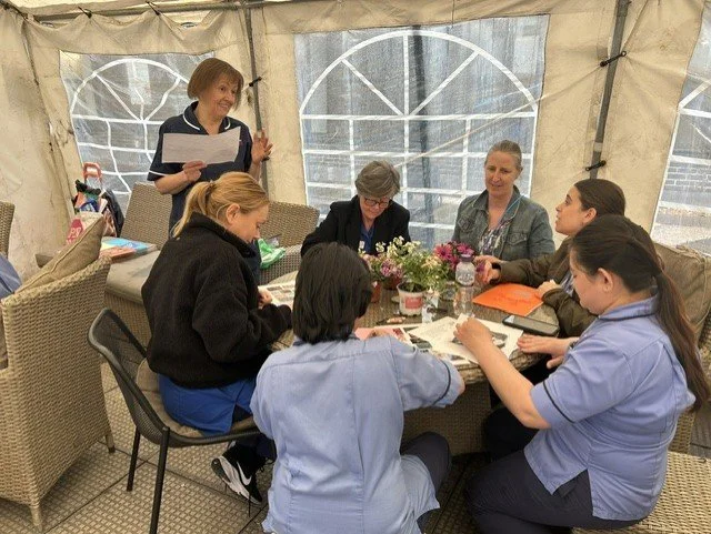 Flower workshop for international nurses week