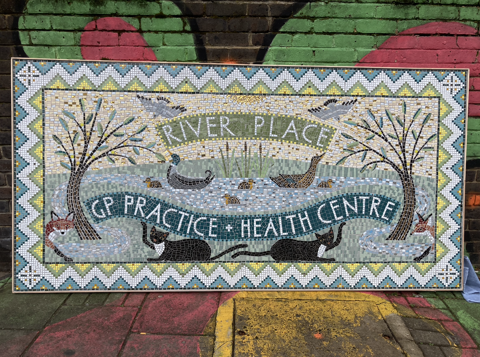 River Place Health Centre mosaic mural