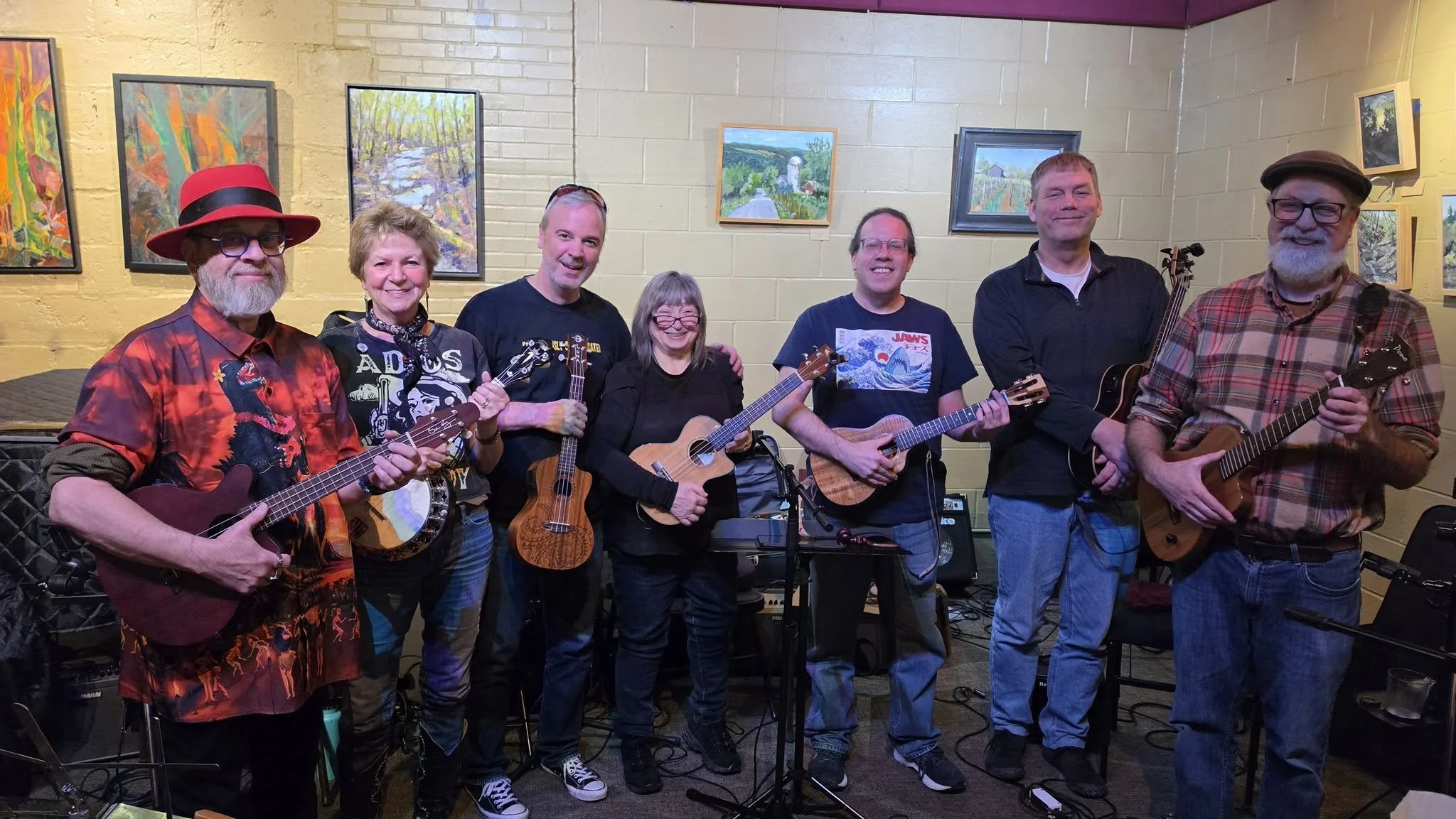 Rochester Ukulele Orchestra at the Brighton Farmers' Market