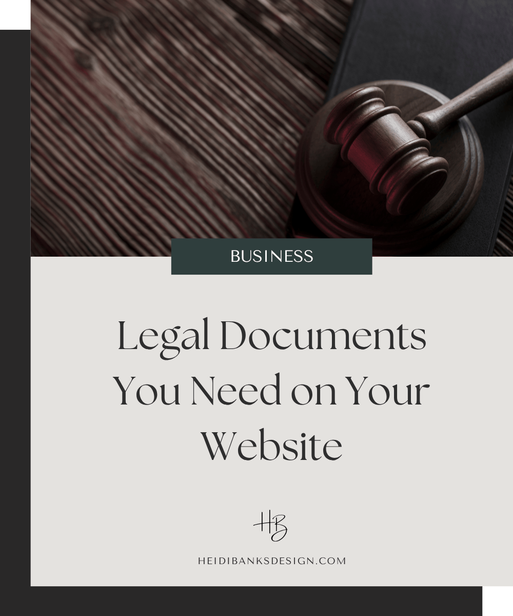 Legal Documents You Need on Your Website