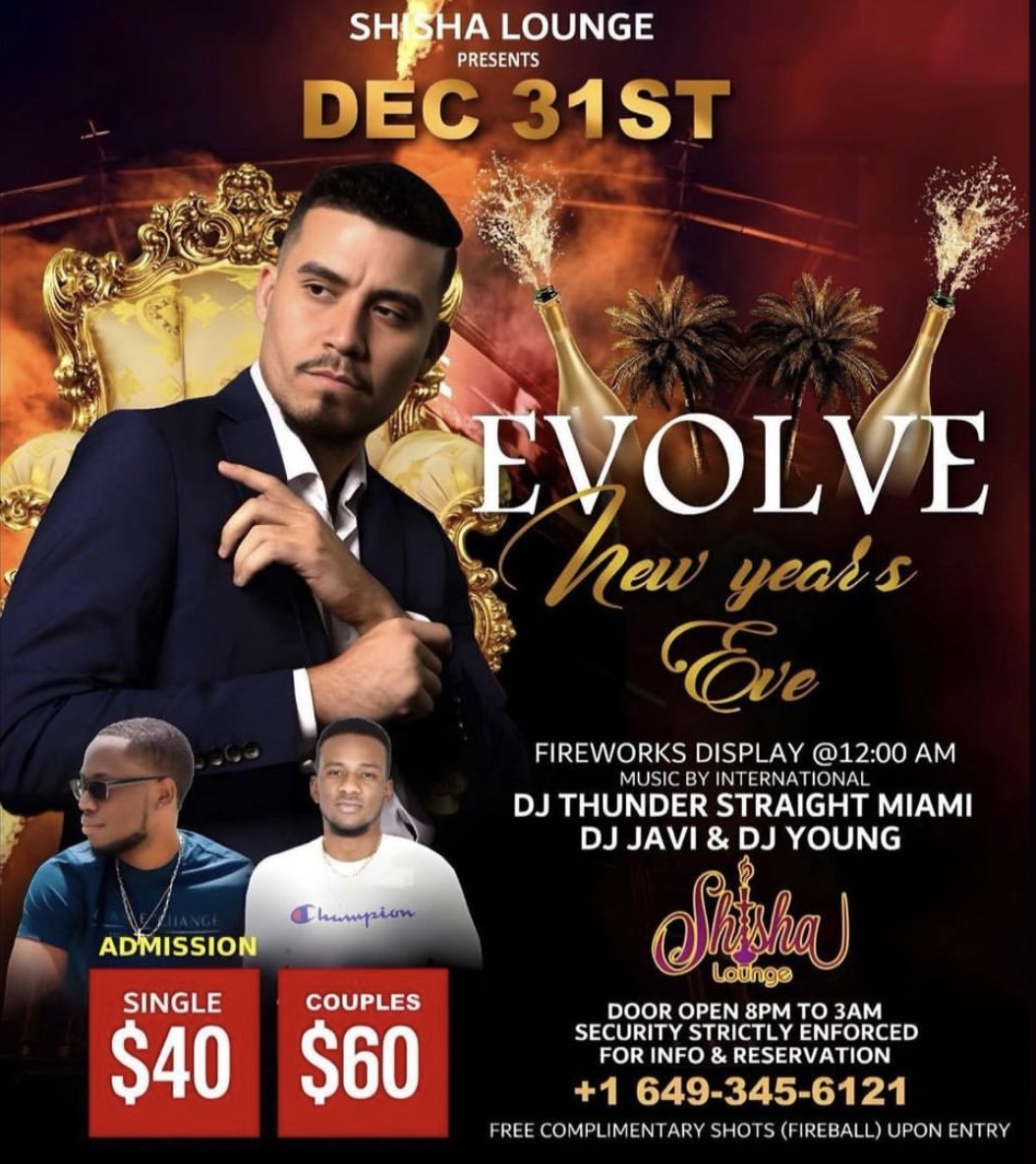 New Years Eve in Turks & Caicos - Shisha Lounge Nightlife - Fireworks DJ Javi DJ Young DJ Thunder.jpg