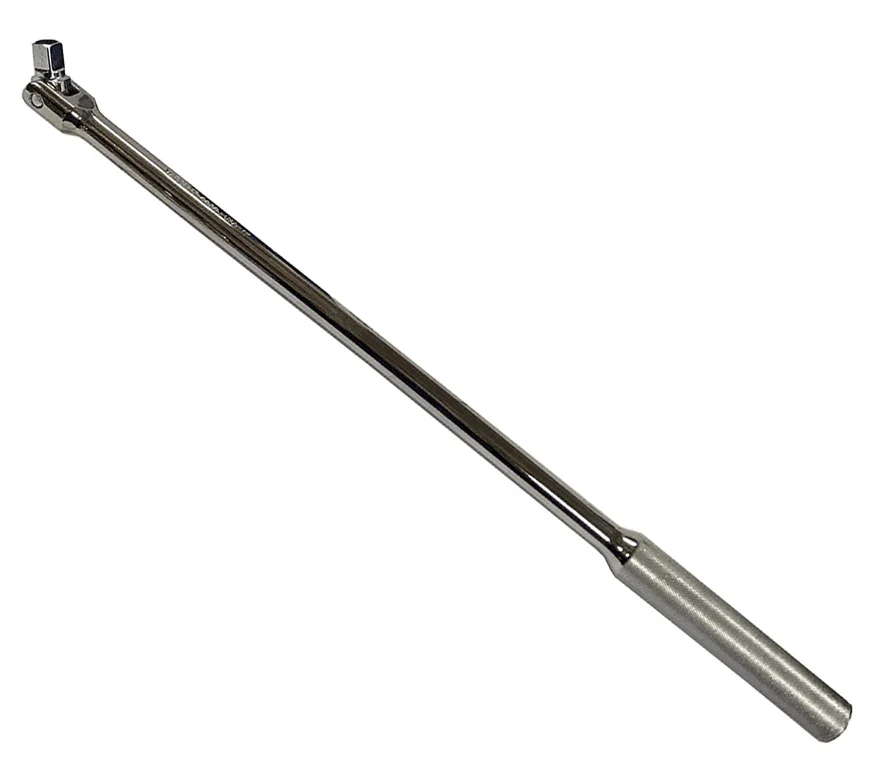 Wright Knurled Steel Flex Handle,Silver