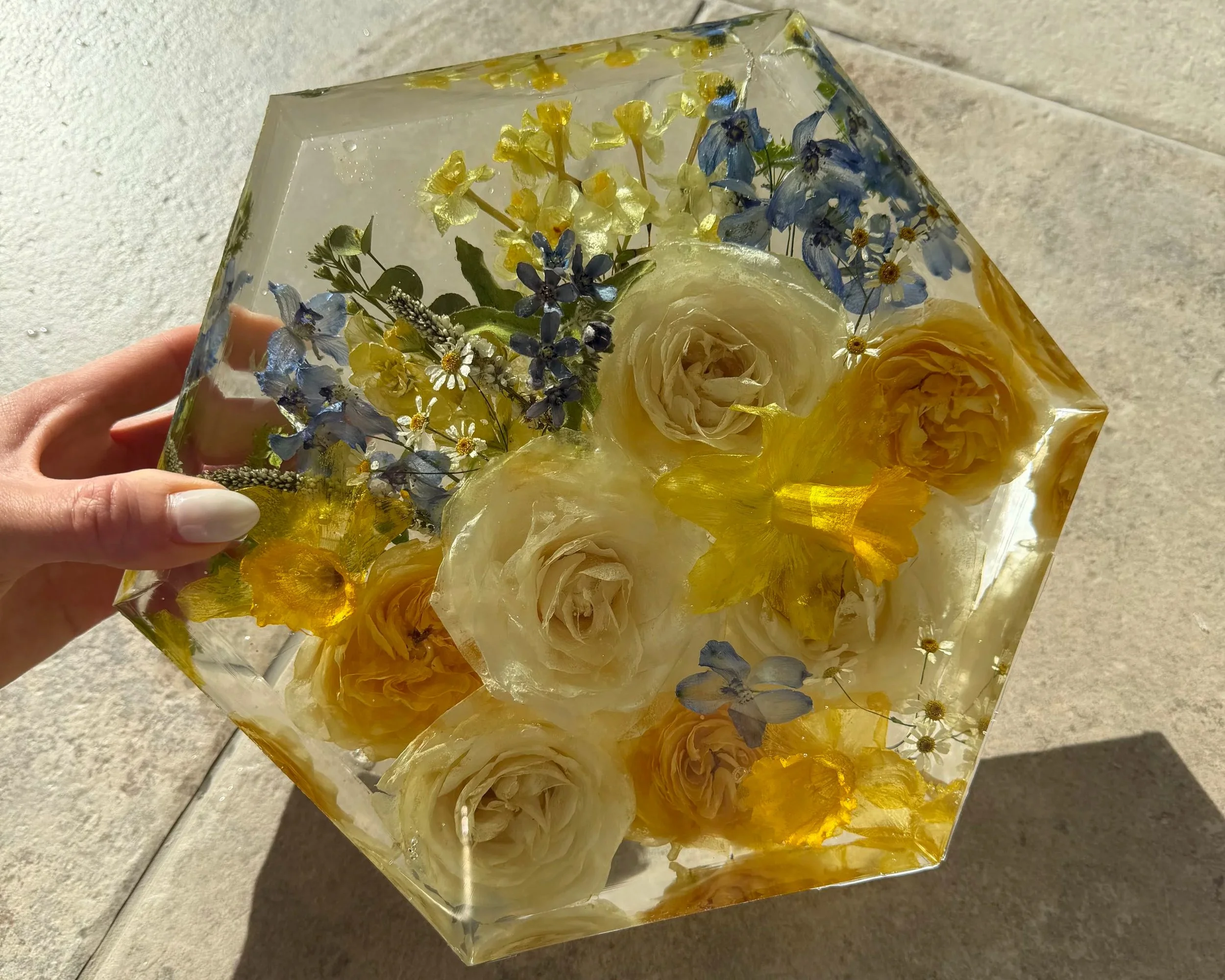 Can You Recreate My Bouquet Design in Resin?