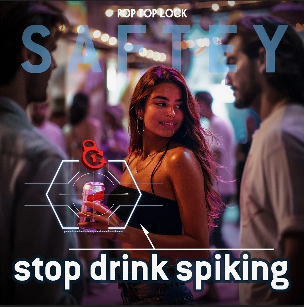 Pop Top Lock - Stop Drink Spiking