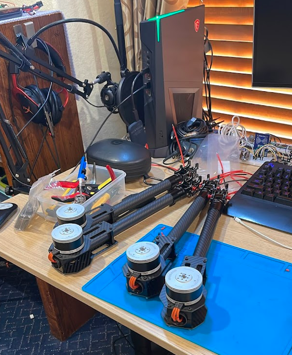 5/12/22 Assembling the Motor arms