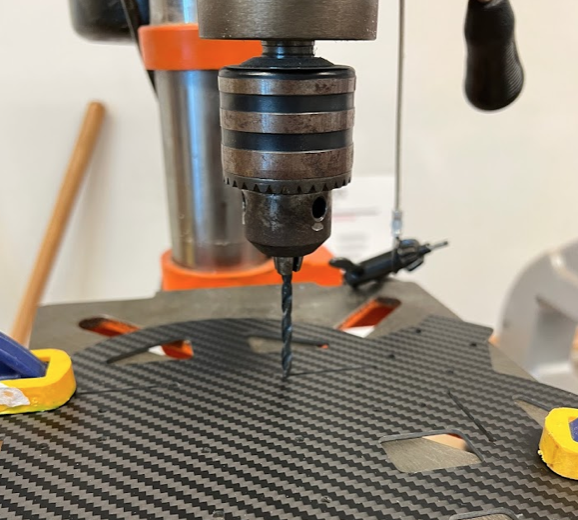 5/10/22 Cutting carbon fiber plates on a CNC router