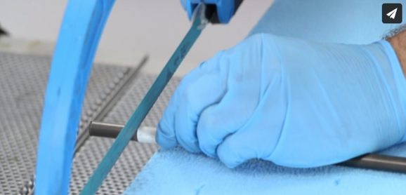  5/08/22 Learning Cutting CF with hand tools