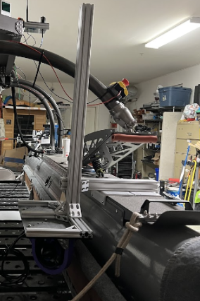 8/19/22 Mounting Front Vectored Thrusters onto the WAM-V