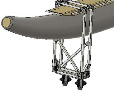 7/21/22 Designing t500 Mounts for the Front of the WAM-V