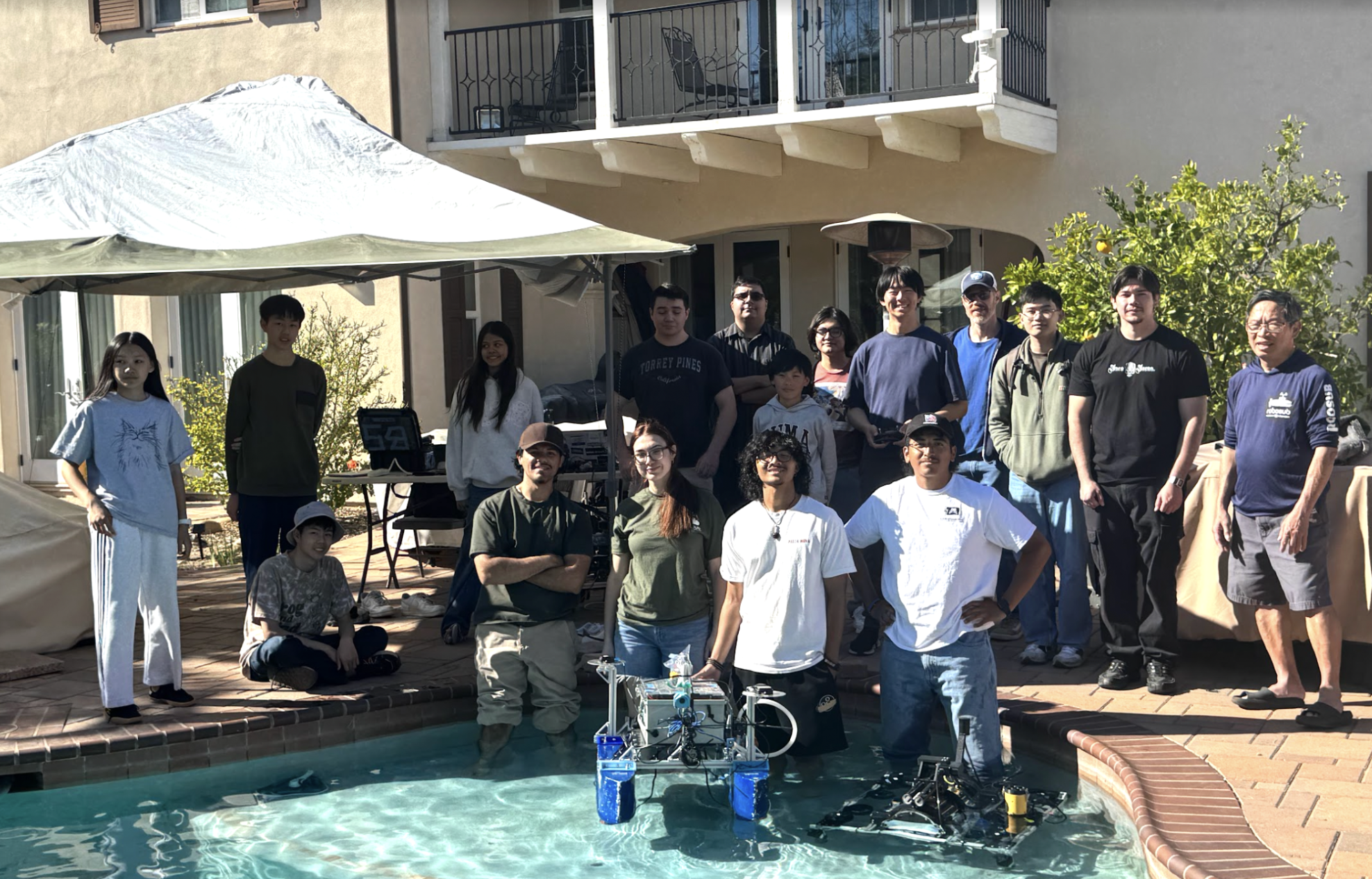 team photo from kickoff meeting