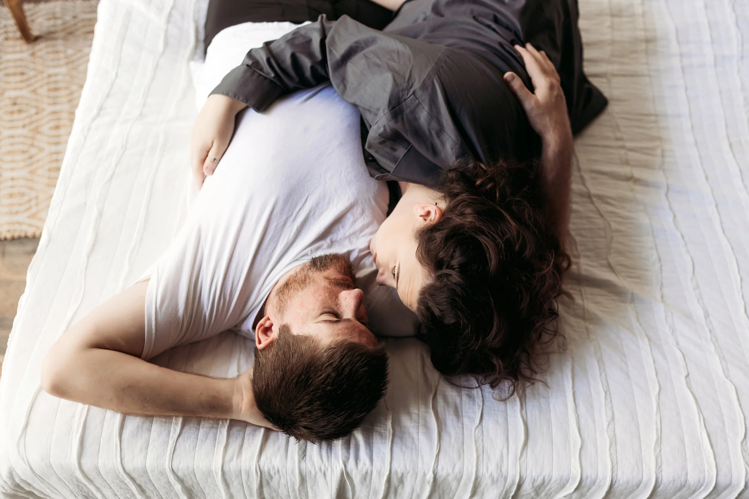 10-Year Anniversary Couples Boudoir: She Almost Waited to Lose Weight