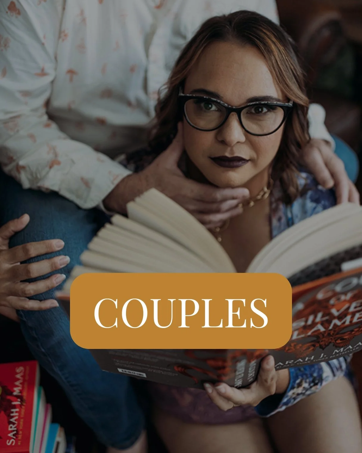 Couple posing together during a boudoir session in Jacksonville, Florida