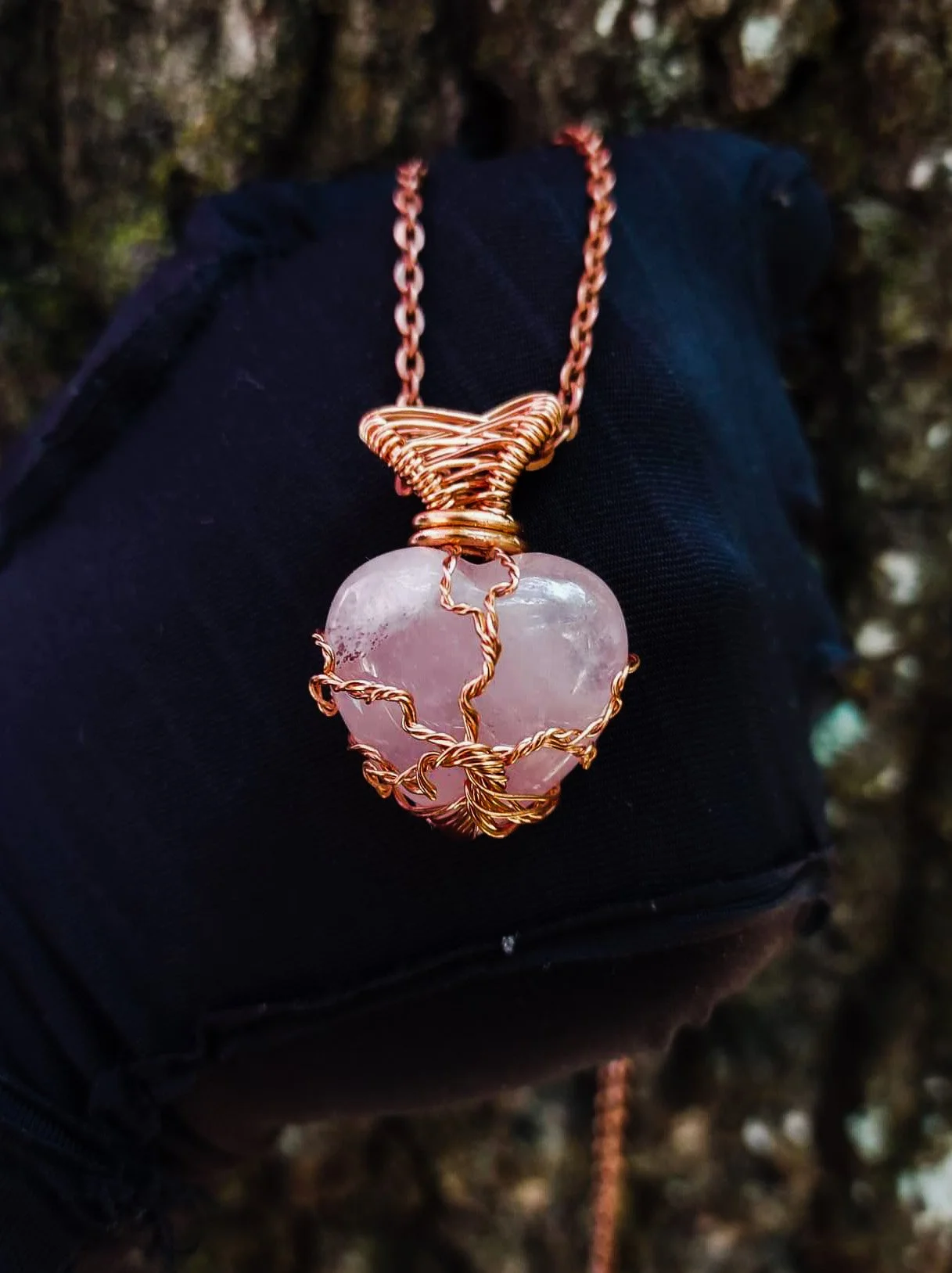 Rose Quartz Heart