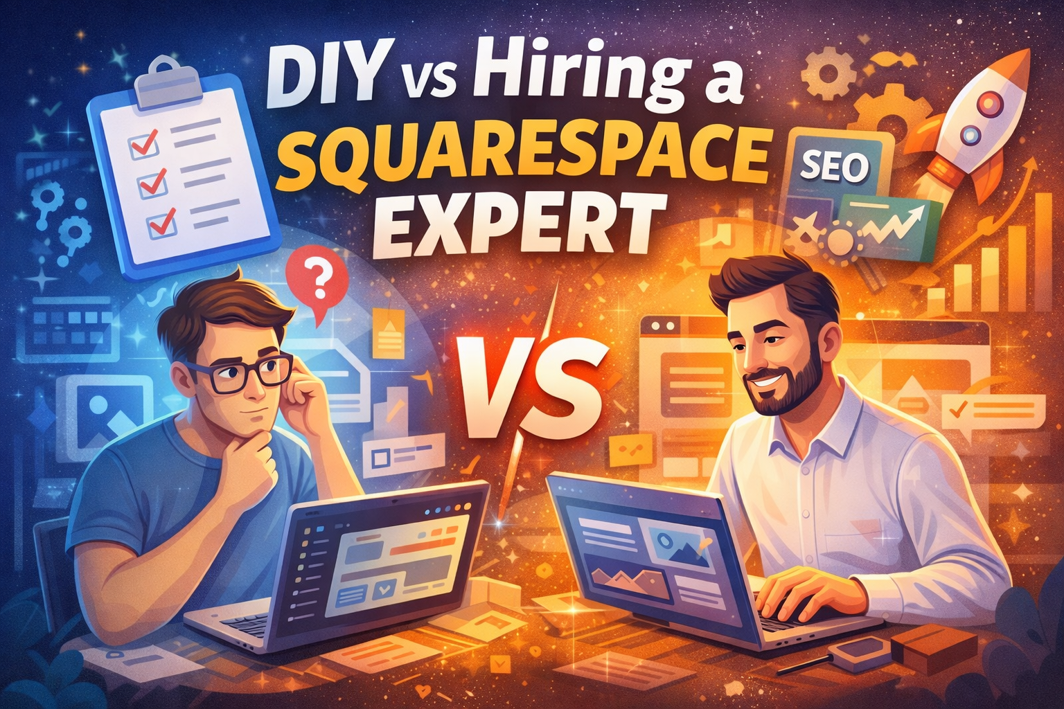 DIY vs Hiring a Squarespace Expert: What’s Worth Doing Yourself?