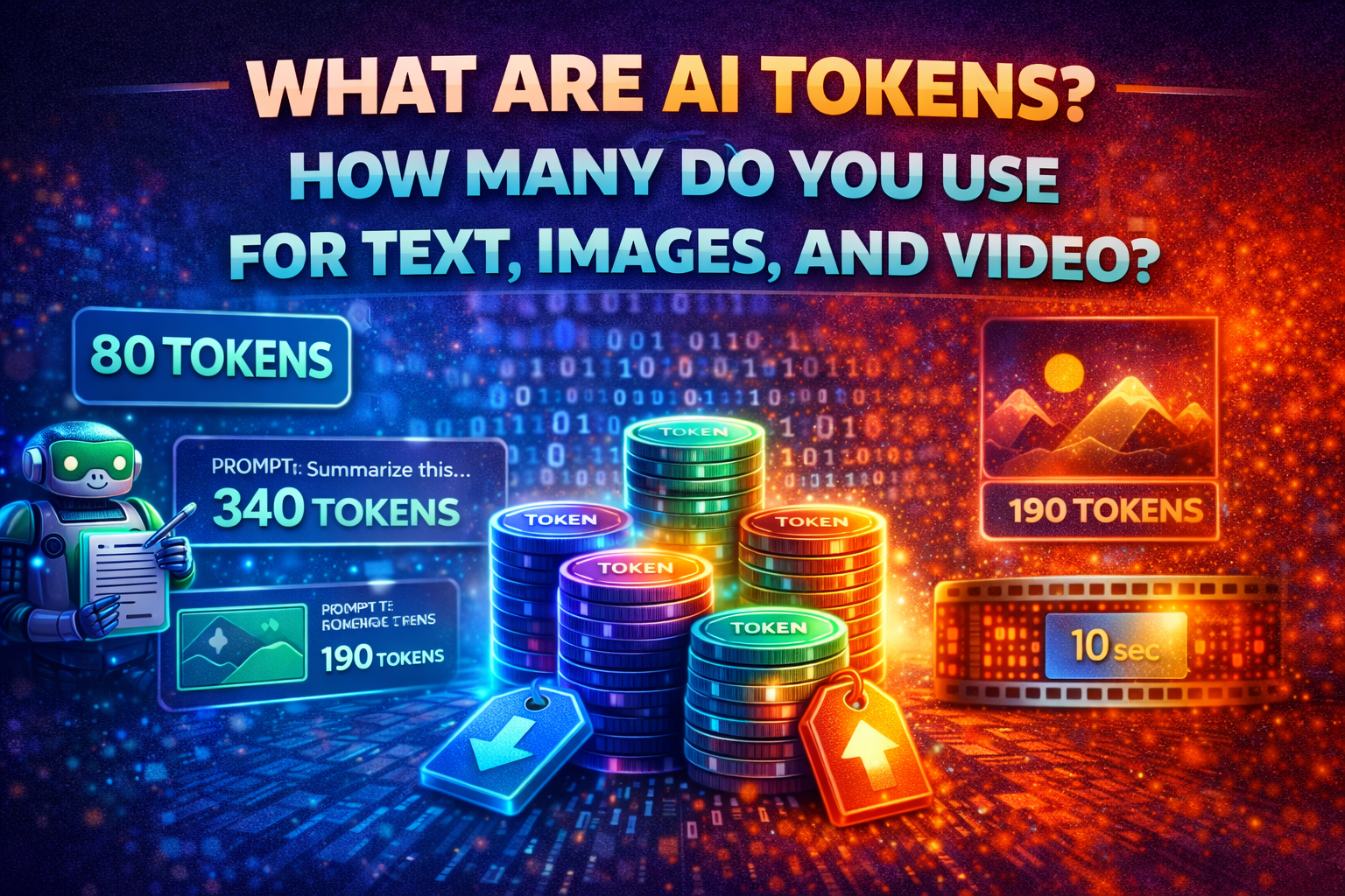 What Are AI Tokens? And How Many Do You Use for Text, Images, and Video?