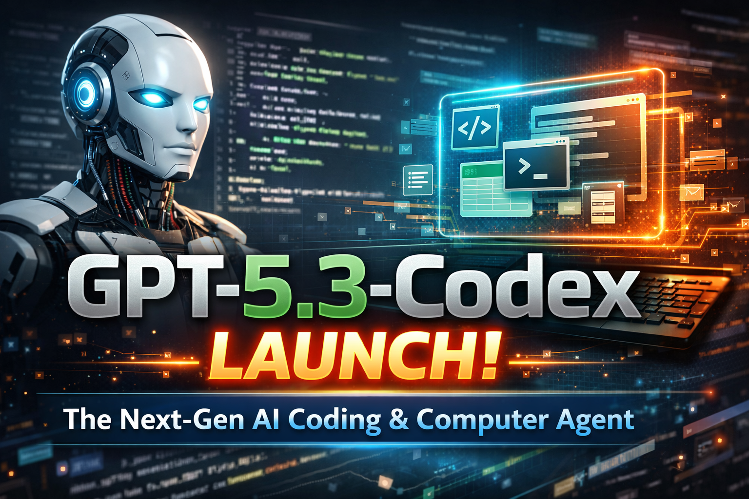 GPT-5.3-Codex Launch: OpenAI Turns Codex Into a General “Work-on-a-Computer” Agent (2026)