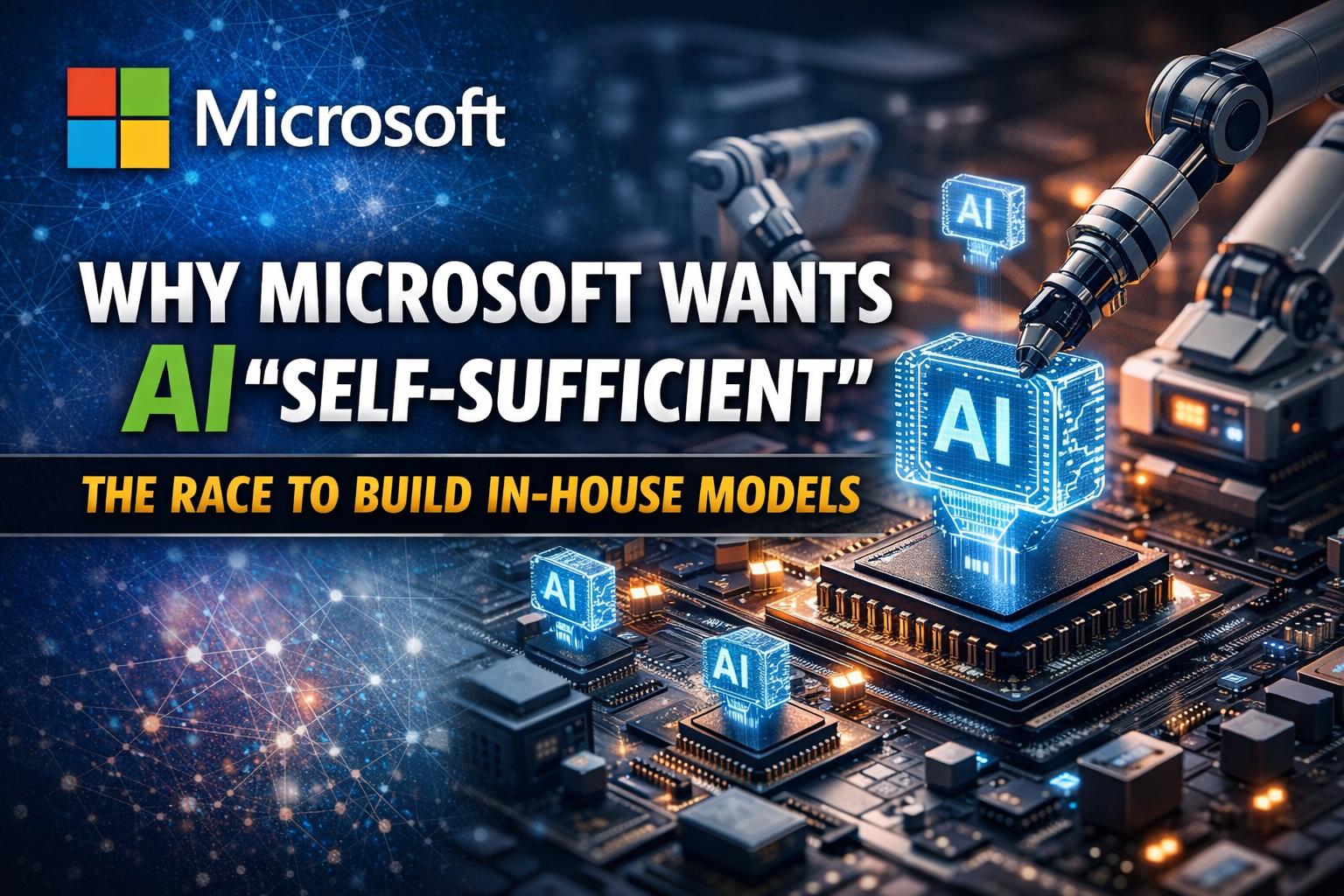 Why Microsoft Is Pushing for AI “Self-Sufficiency” (and Why Every Platform Will Copy It)