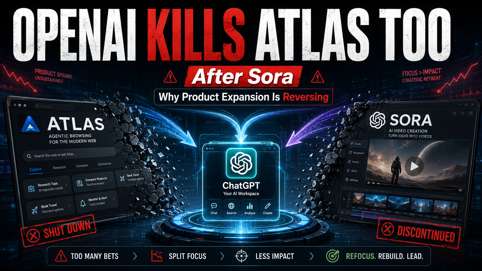 After Sora, OpenAI Is Killing Atlas Too - Why Its Product Expansion Is Reversing