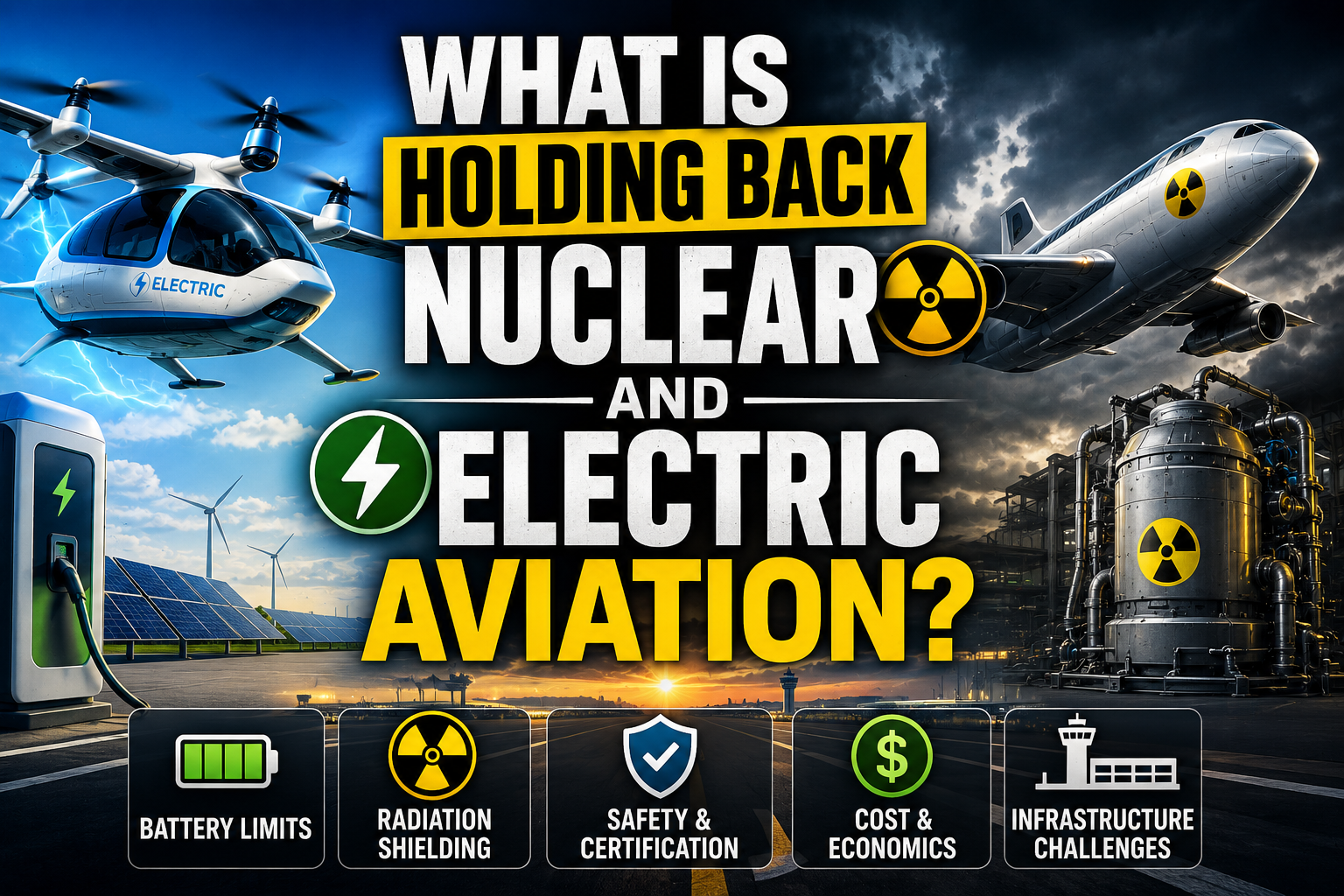 What Is Holding Back Nuclear and Electric Aviation?