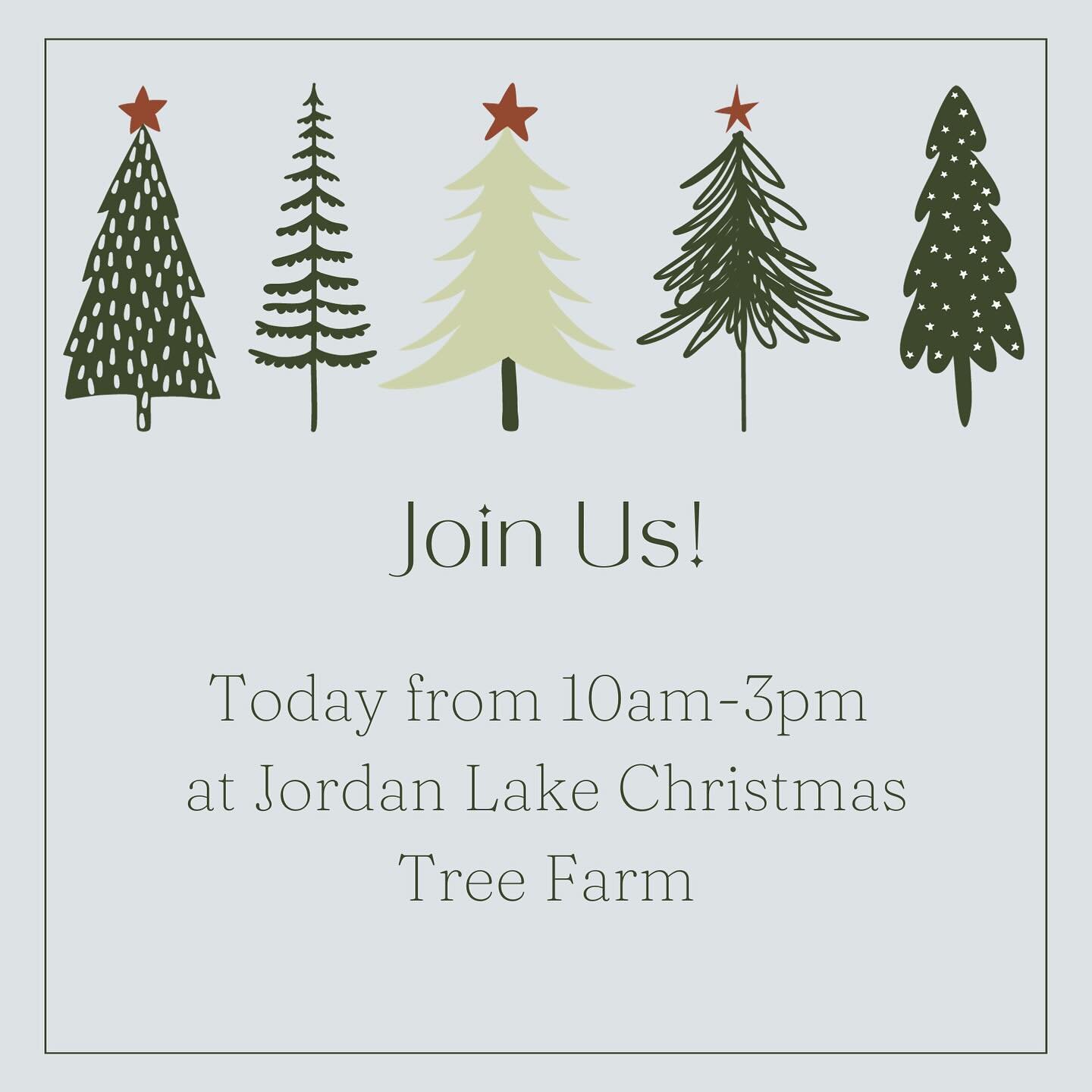 Join us today from 10am-3pm at the Jordan Lake Christmas Tree Farm! We will have Christmas cactus, lemon cypress trees, rosemary, Lavendar, amaryllis and paper whites bulbs as well as assorted other house plants.&nbsp;🌲🪴

#nc #ncevents #christmastr