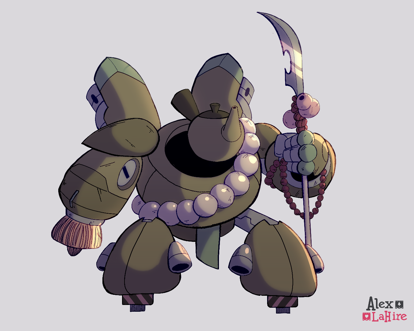 Yea pot warrior | Character Design Challenge | March 2026  | 2D Animation | Alex LaHire