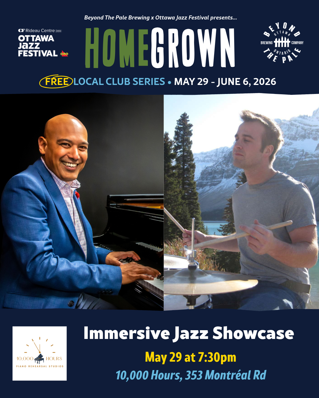 Immersive Jazz Showcase - Ottawa Jazz Festival Homegrown Series