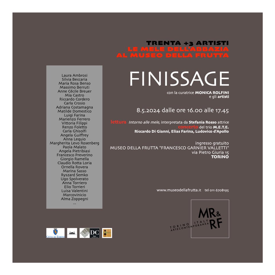 30 + 3 Artisti. Le Mele dell'Abbazia - Finissage