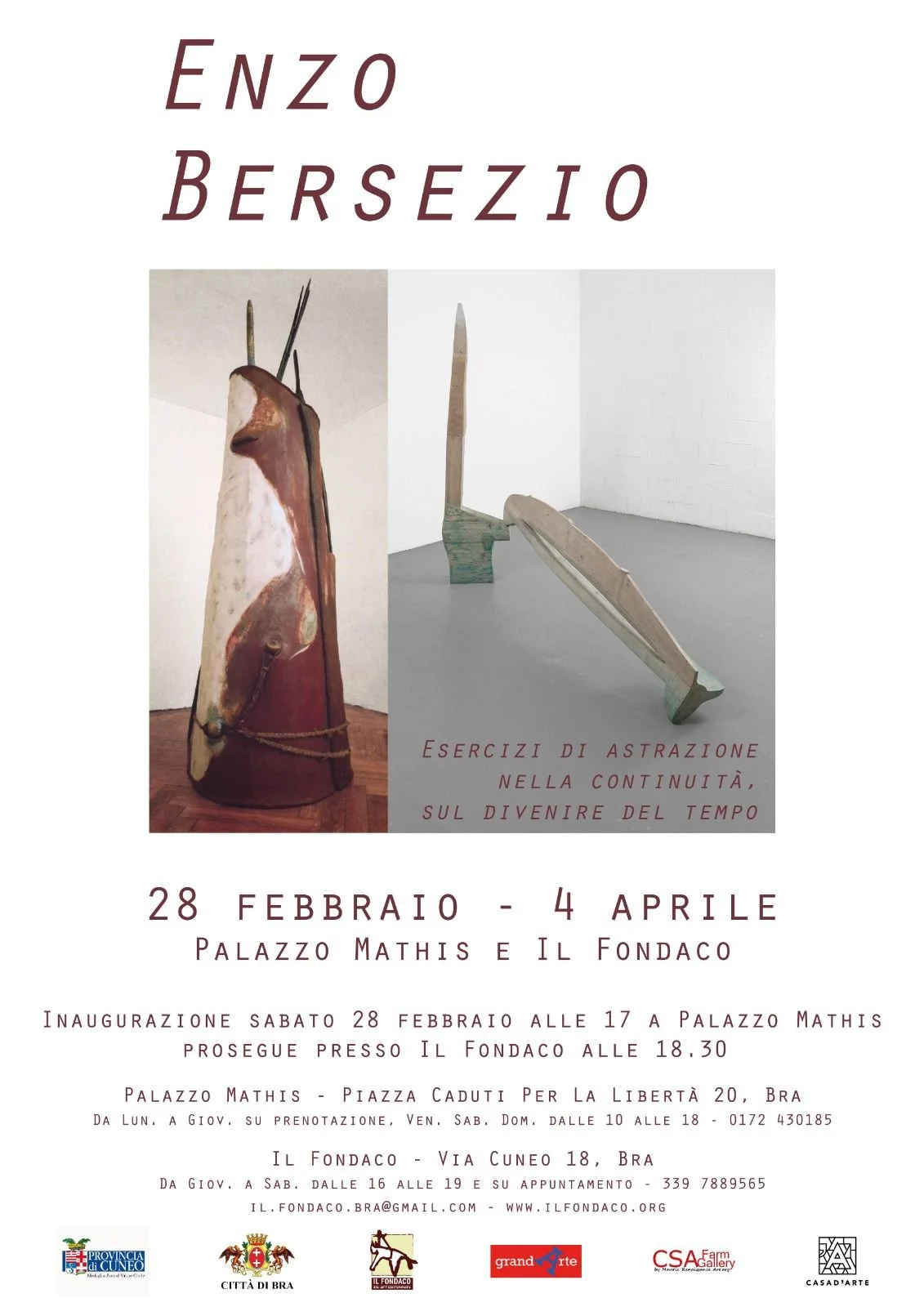 Enzo Bersezio: Esercizi di Astrazione nella Continuità, nel divenire del Tempo