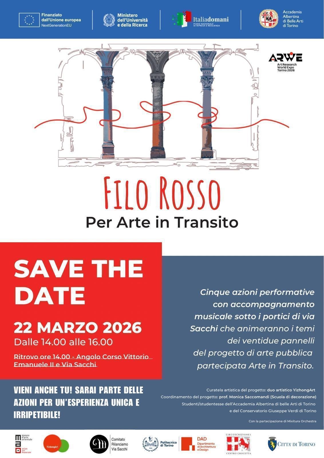 Filo Rosso: Per Arte in Transito