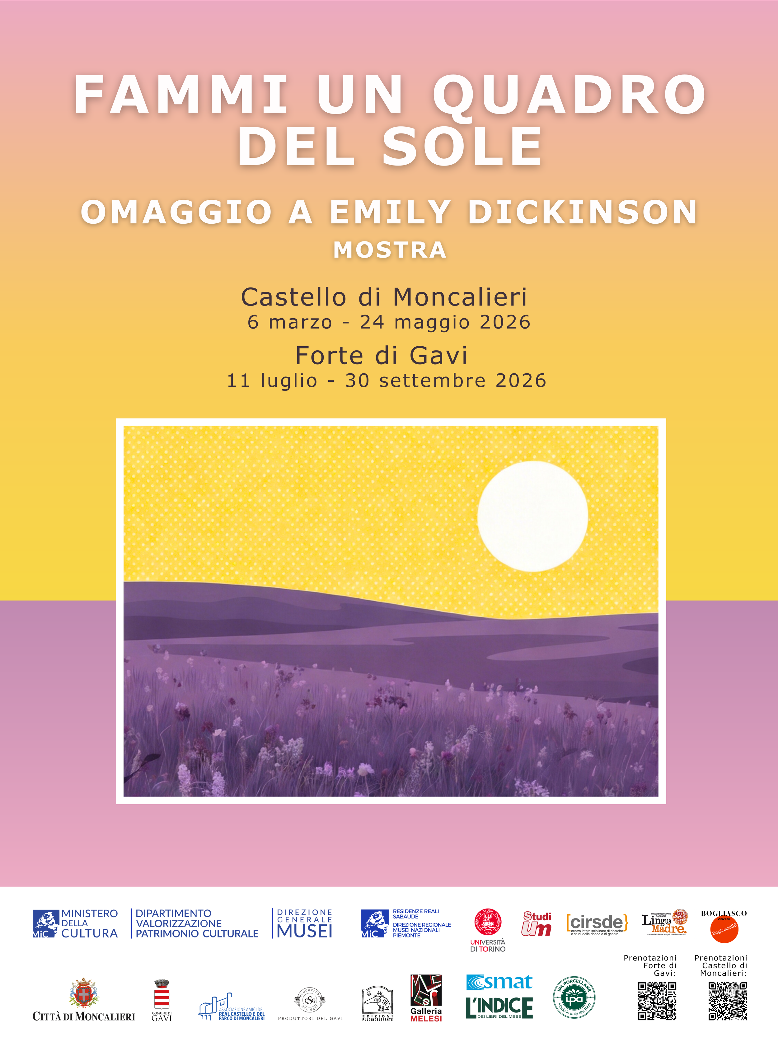 Fammi un Quadro del Sole: omaggio a Emily Dickinson