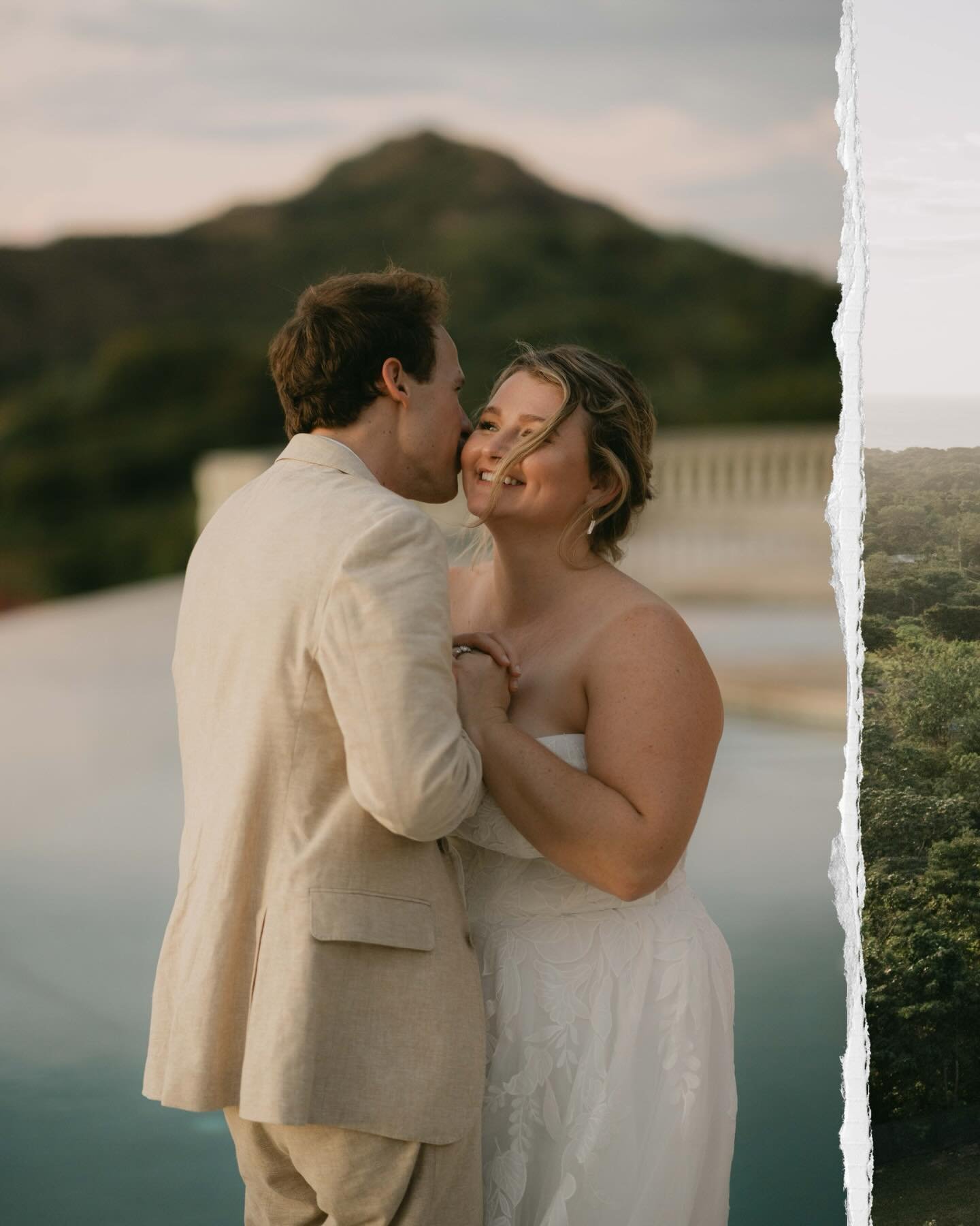 Fun with M&amp;R at @graciamarvistacr 🍾🥂 Hair by @crystal_tavareshair Makeup by @maravillamakeup Rentals by @eventosartesanos Amazing florals by @losprimosdesigns Coconuts by @cocolococr 
#destinationwedding #costaricawedding #costaricaweddings #co