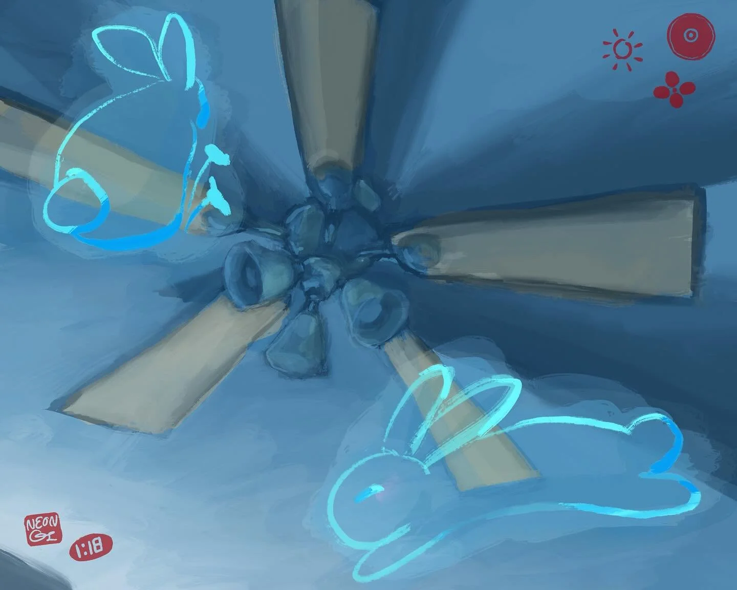 ₍ᐢ. .ᐢ₎ ₊⊹ 
.
.
a work from a while ago&hellip; inspired by those nights you can&rsquo;t fall sleep and your mind is left to wander. 
.
.
.
#art #digitalart #digitalpainting #artist #dreams #whimsy