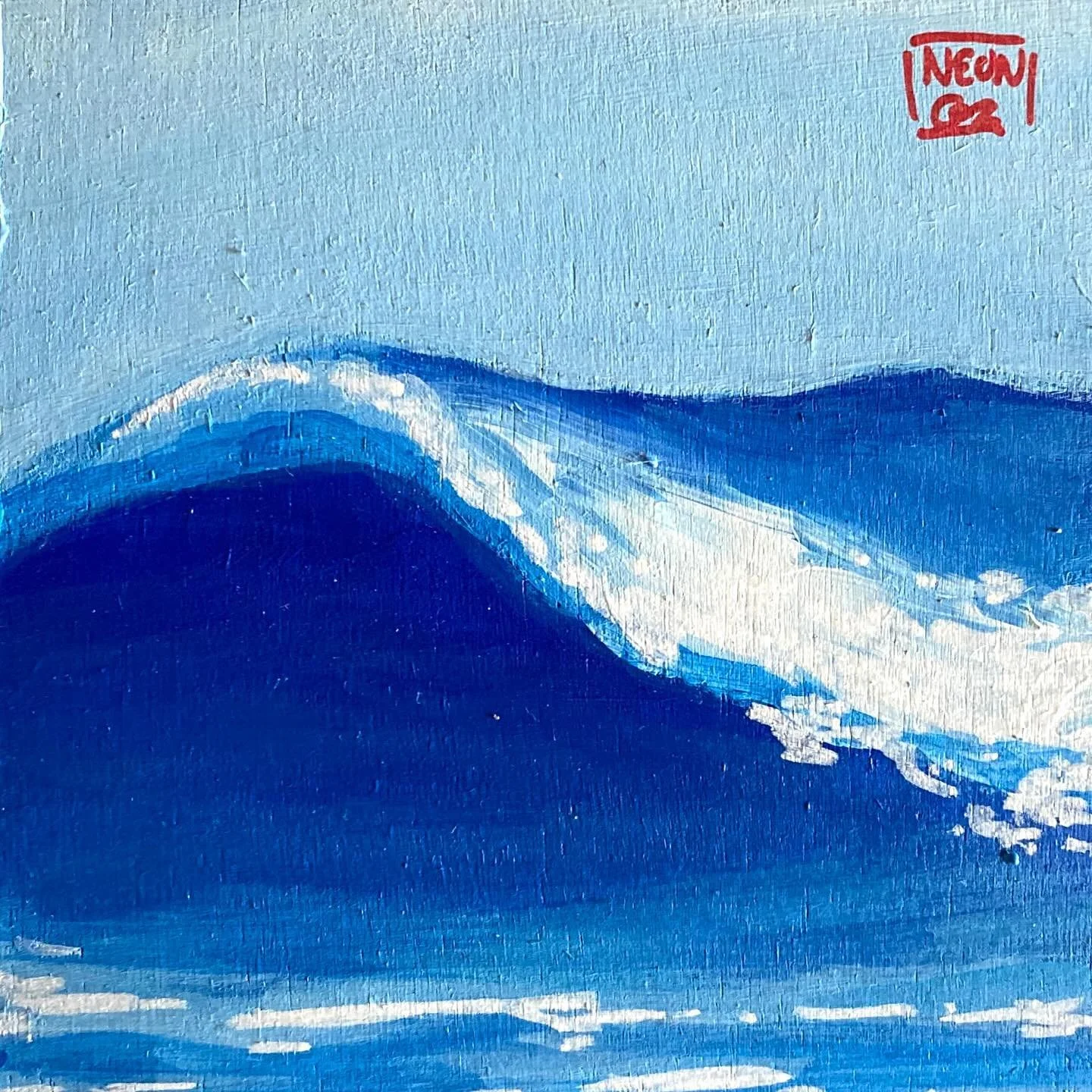 ੈ✩‧₊˚ 
.
.
.
#art #painting #collage #blue #fish #aesthetic #core