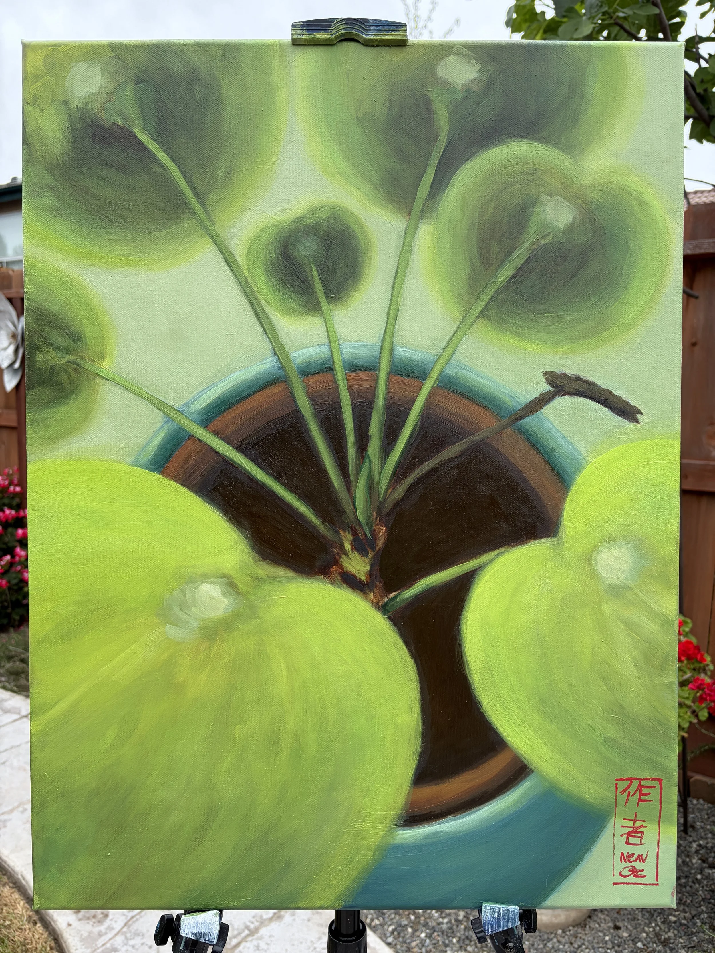 A picture of the painting or "propagation" of the 8.