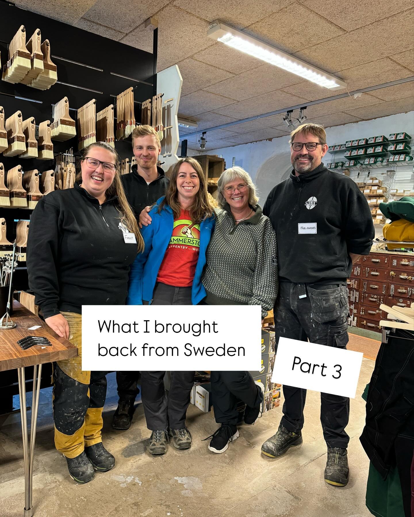 Part 3 of 3: Shopping at @scandinavianwindowcraft store in Sweden was a blast. Here are the paint and maintenance-related things I brought back:

Paint Carts &amp; Sash Hanger &ndash; This has to be the most important thing I wanted to investigate 