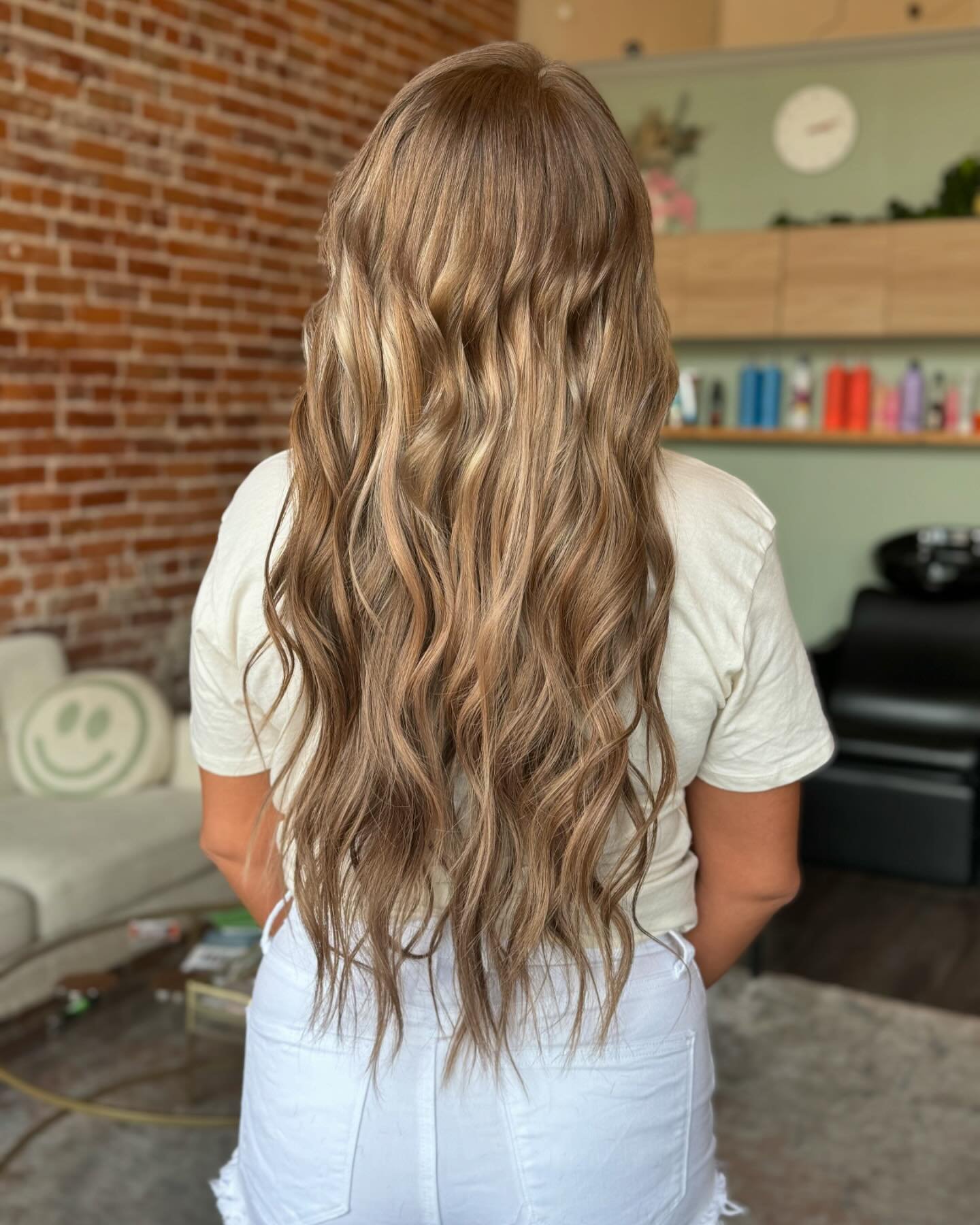 I have many clients that we use extensions to ease the process of bringing their natural hair back to life.