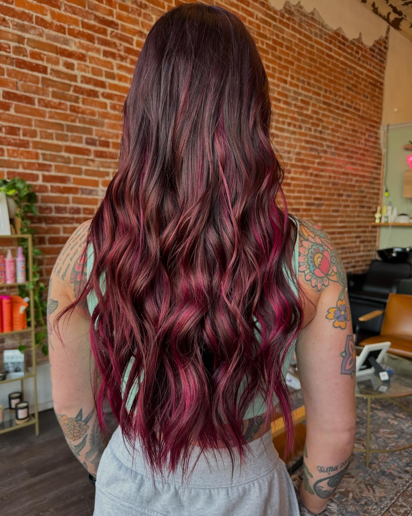 Been a minute since I&rsquo;ve remembered to take photos of my gorgeous clients! And we are just melting over this color!