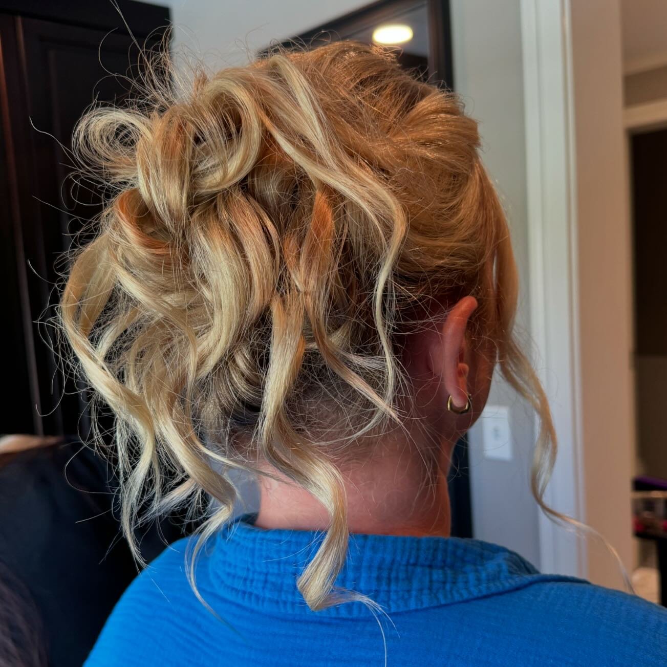 Fall wedding season is here! And I&rsquo;m living the high messy updo trend!
