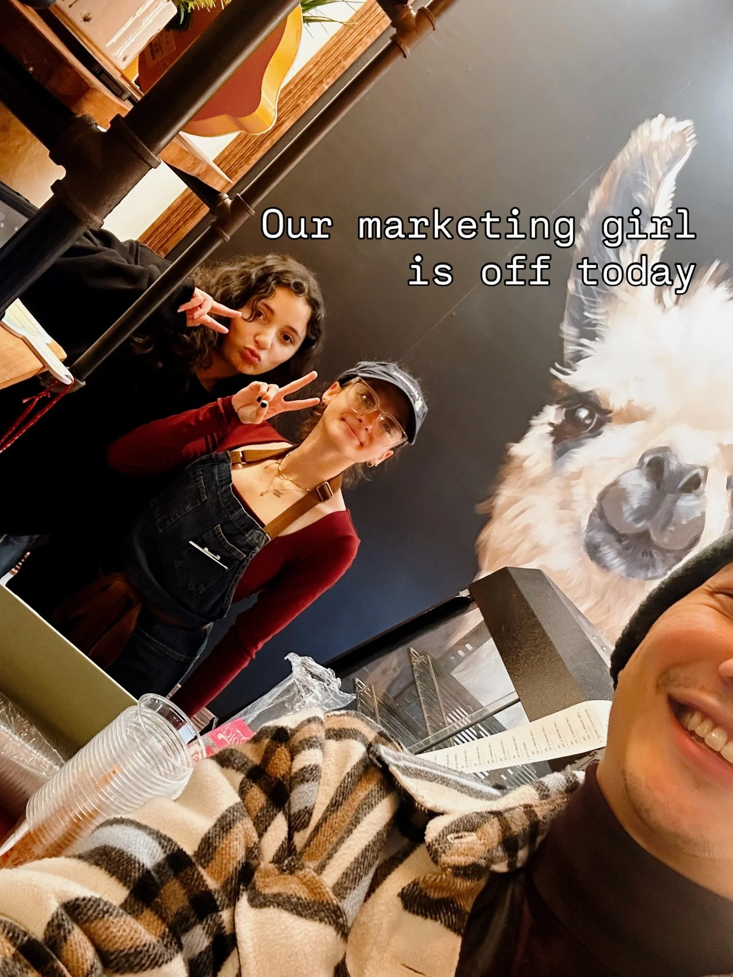 No content plan, just vibes and caffeine.