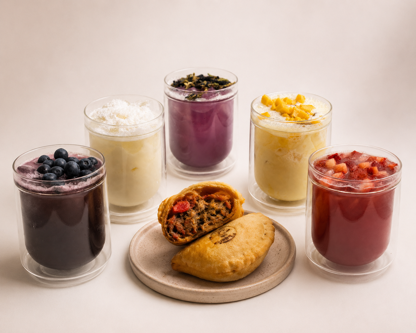 5 summer seasonal drinks lined up