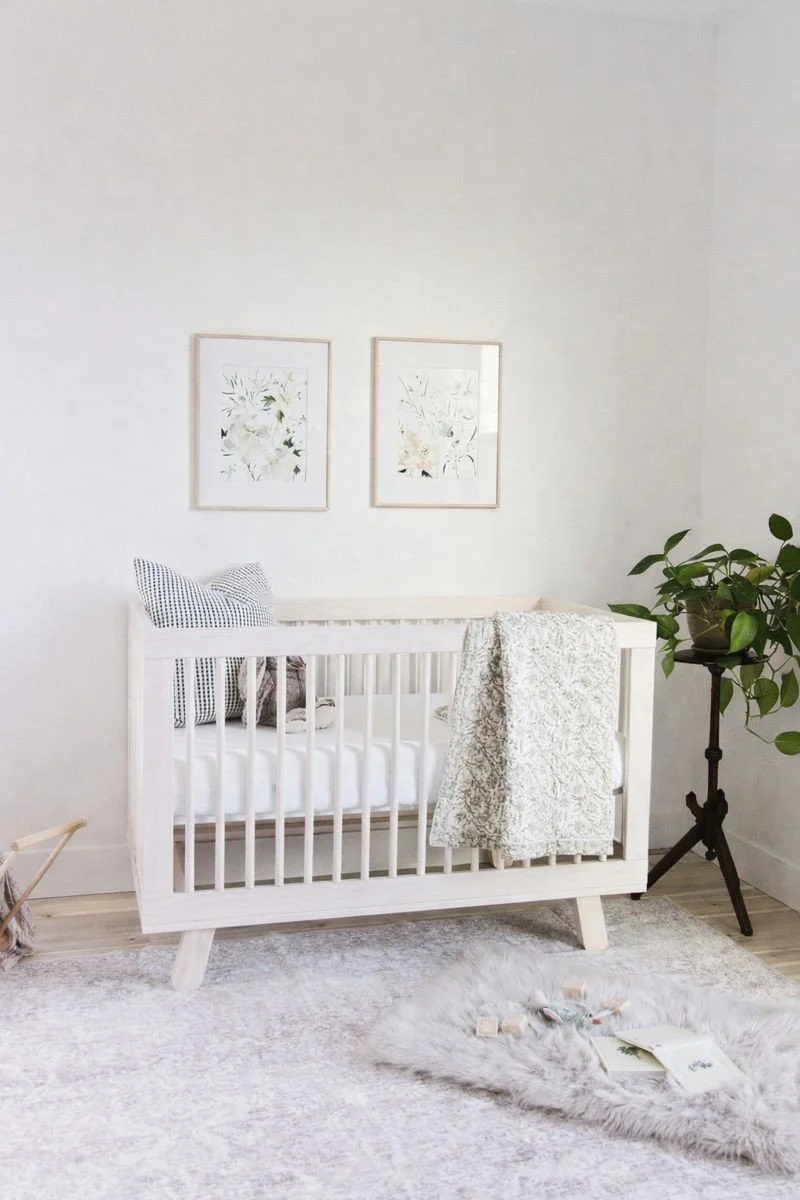 cozy nursery with botanical art.jpeg