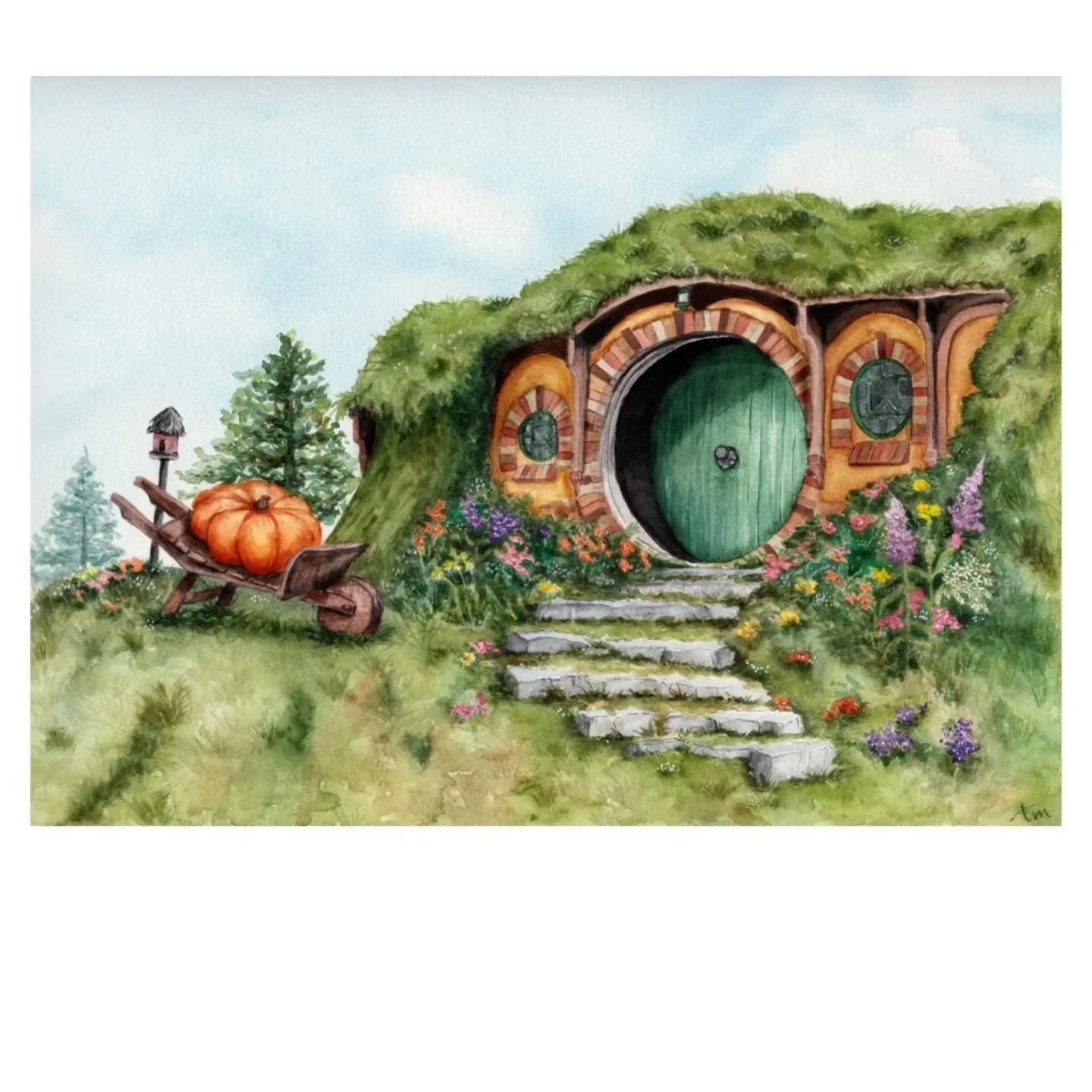 🌴HOBBIT DAY🌴

Today is Bilbo and Frodo Baggins birthday. I felt it needed a picture to celebrate, so here is a painting from a few years ago!
🌴
#hobbitday #happybirthdaybilboandfrodo #lotrfan #lotrart #watercolors #watercolour #watercolour #fanart