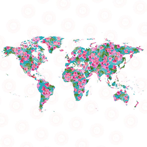 It's a Bougainvillea World - The Wanderlust Collection