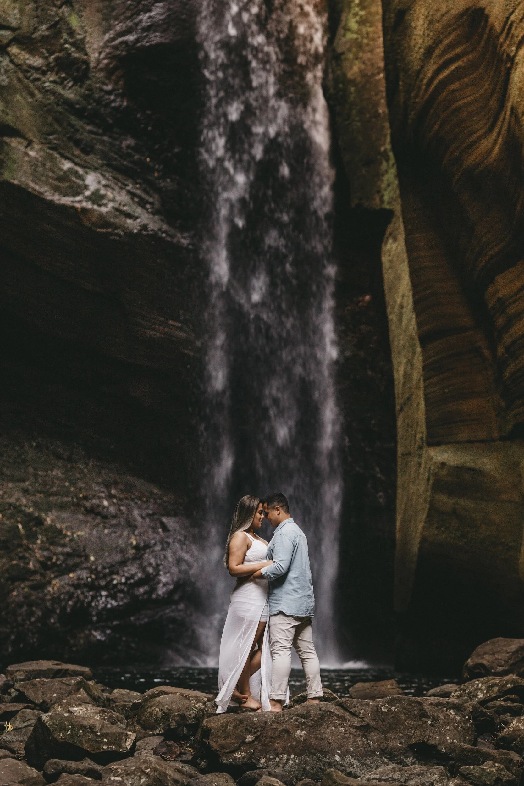 Destination Waterfall Wedding